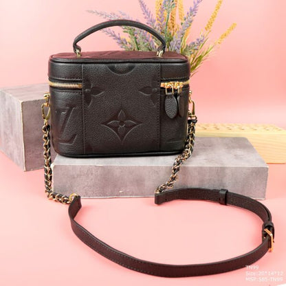 Louis Vuitton LV Clutch Black Box Handbag Replica 11 19x13x10cm