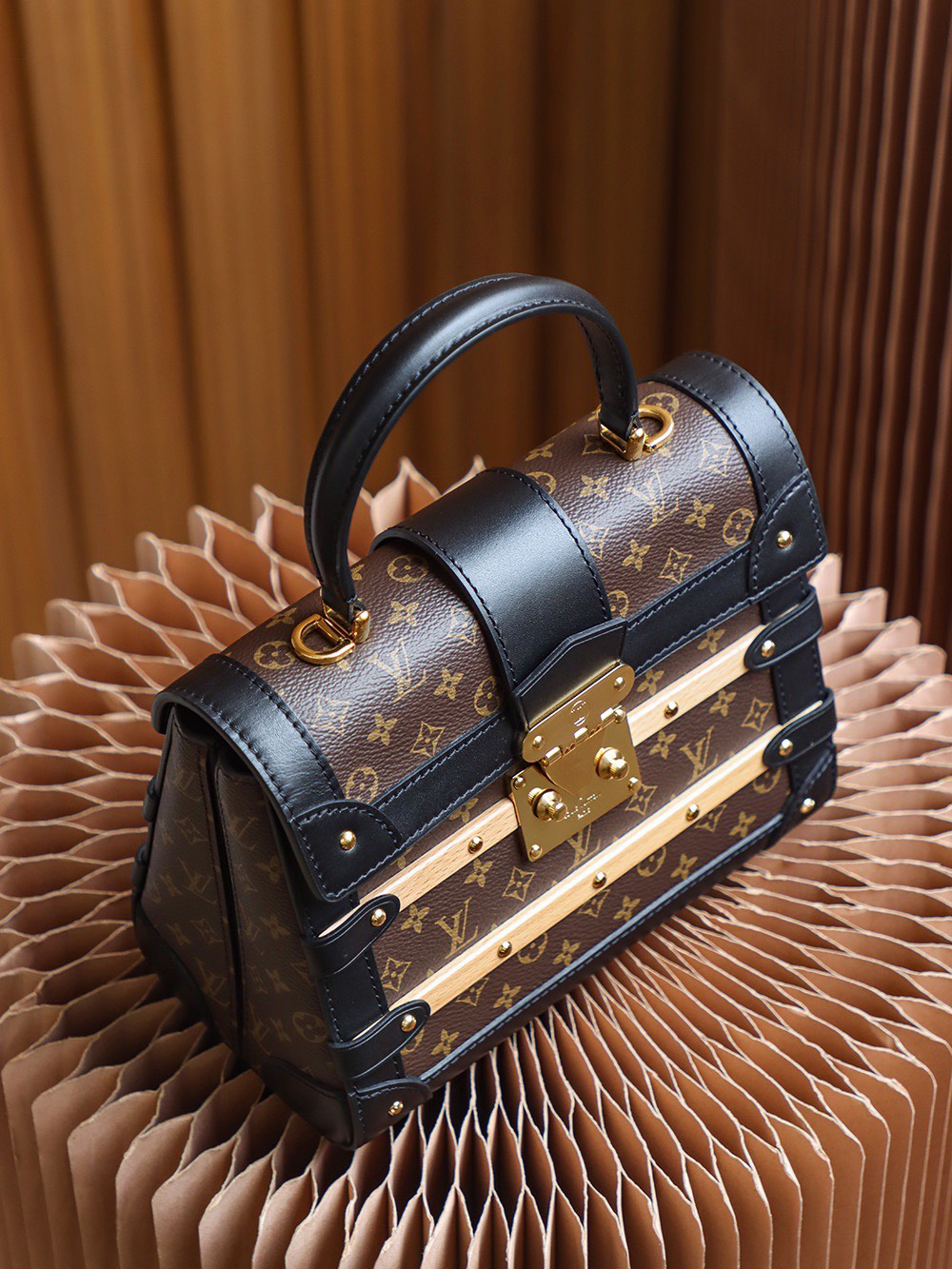 Louis Vuitton LV Monogram Trianon PM Top-Handle Bag Like Auth Handbags 21x18x11cm