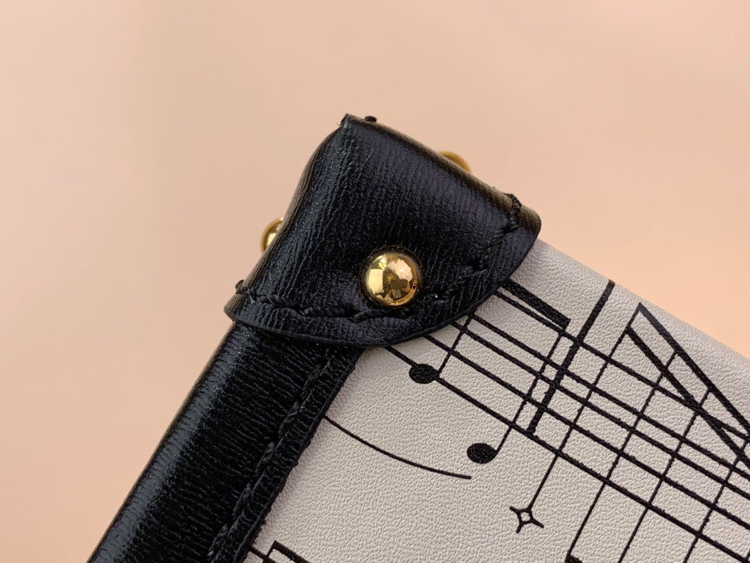 Louis Vuitton LV Petite Musical Pattern Like Auth Handbags 20×12.5x5cm