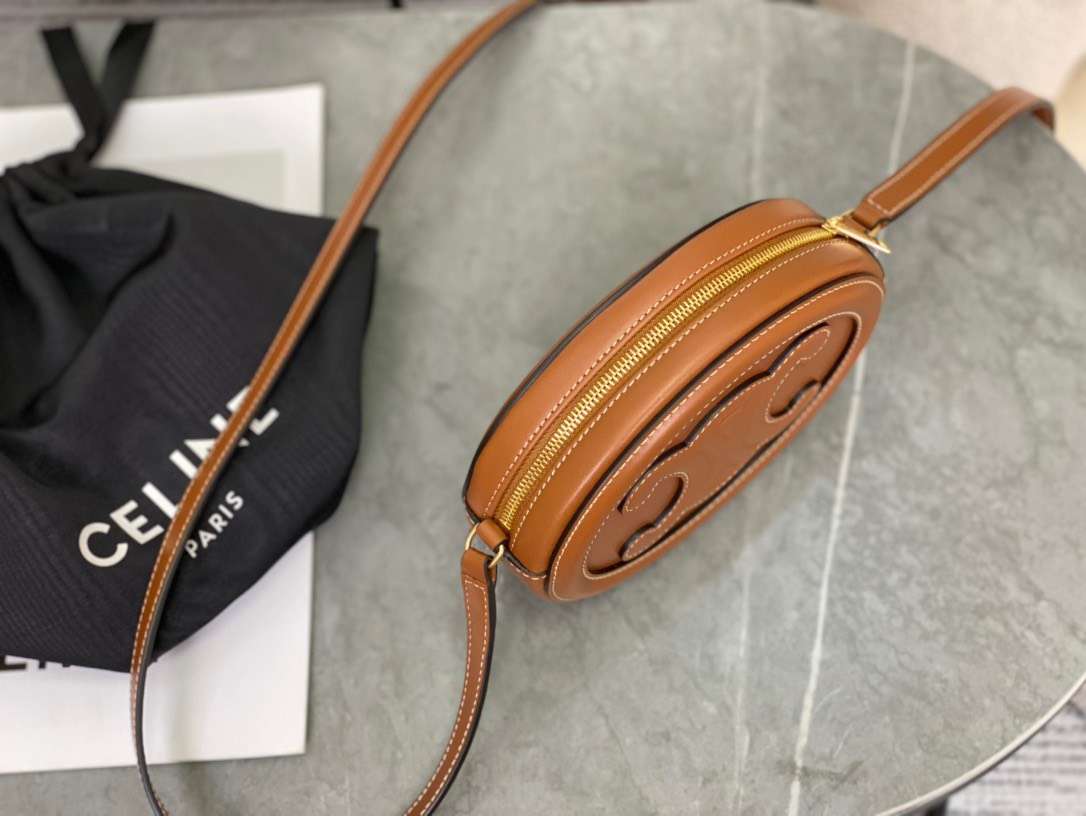 Celine Mini Handbag Replica 11 Brown Soft Leather 16×12.5x4cm