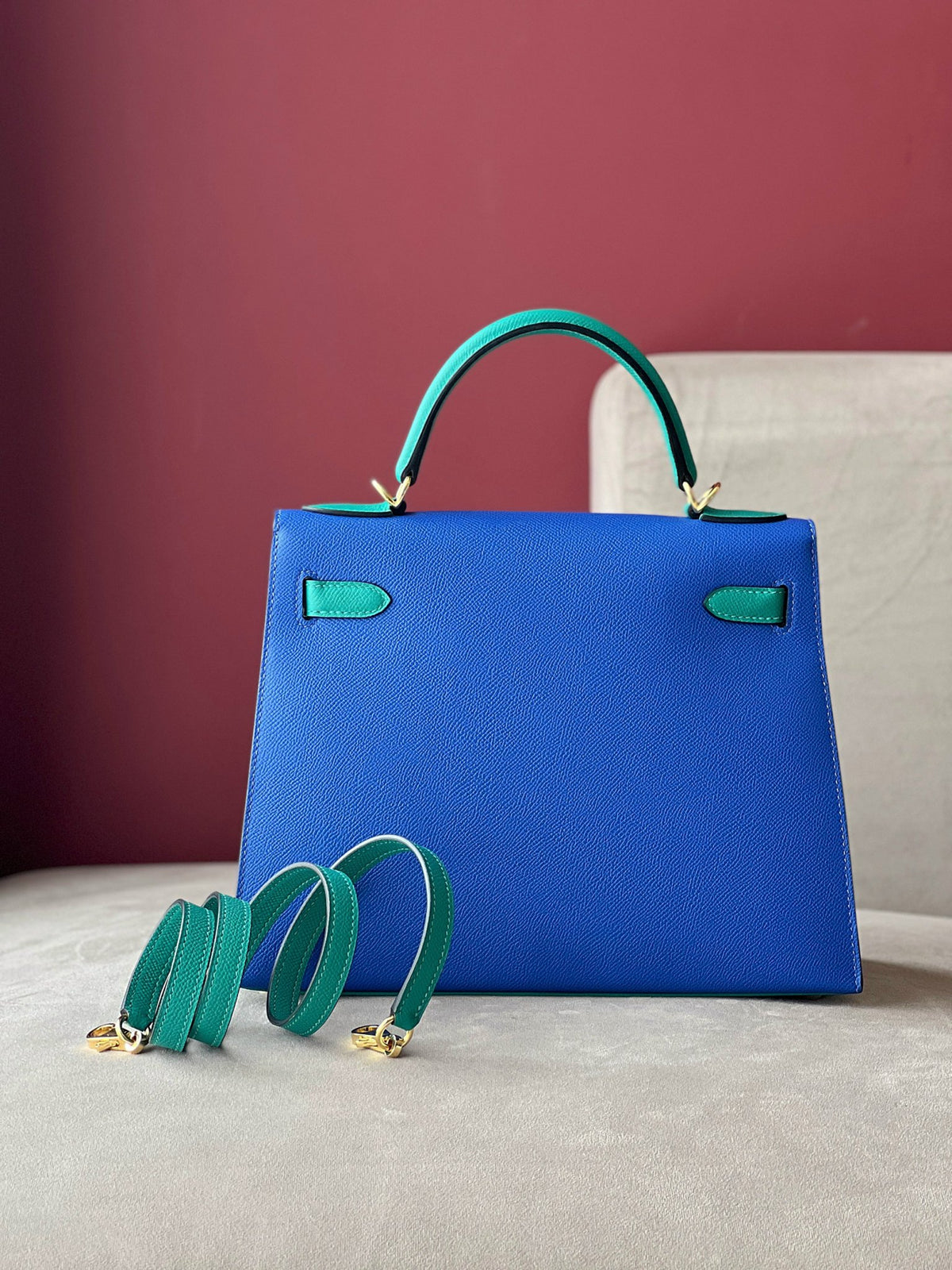 HN 28 Epsom Light Blue/ Electric Blue Palladium Hardware