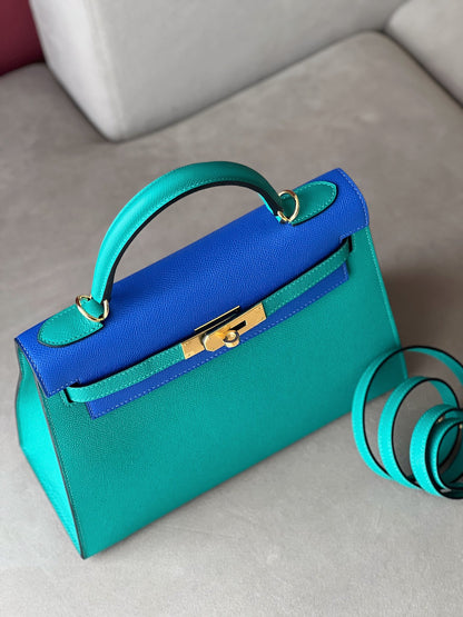 HN 28 Epsom Light Blue/ Electric Blue Palladium Hardware