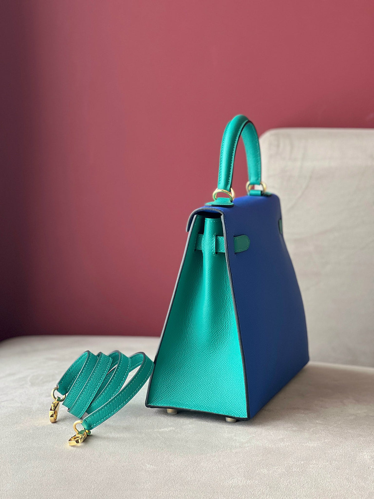 HN 28 Epsom Light Blue/ Electric Blue Palladium Hardware
