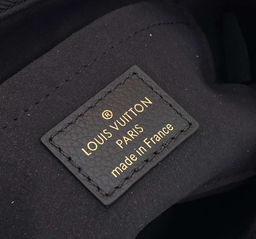 Louis Vuitton LV Bagatelle Monogram Black Handbags 24x18cm