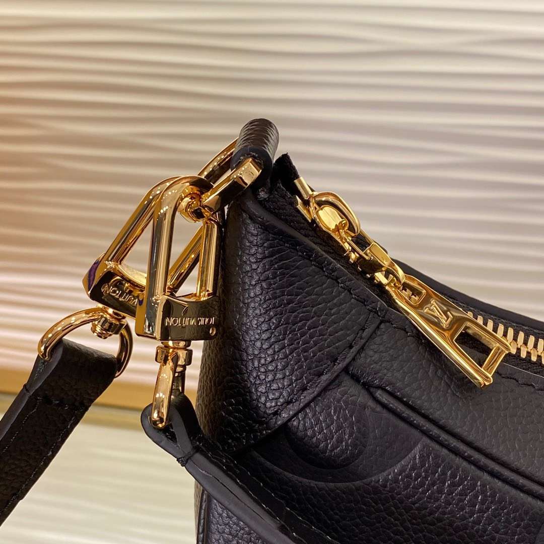 Louis Vuitton LV Bagatelle Monogram Black Handbags 24x18cm
