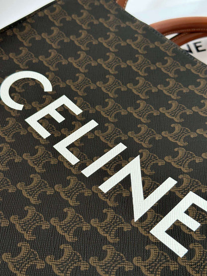 Celine Tote Triomphe Canvas Super Quality Handbag 28x32cm