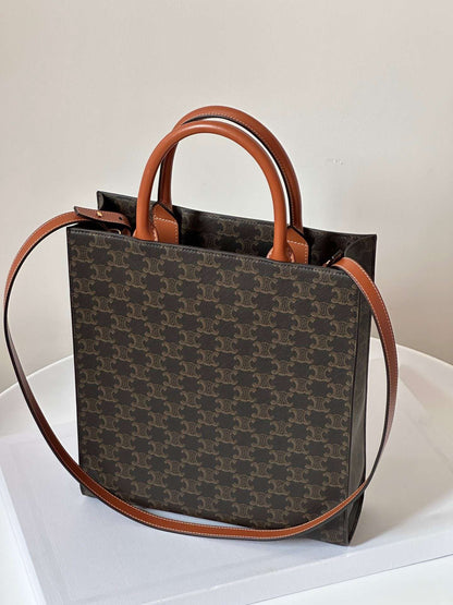 Celine Tote Triomphe Canvas Super Quality Handbag 28x32cm