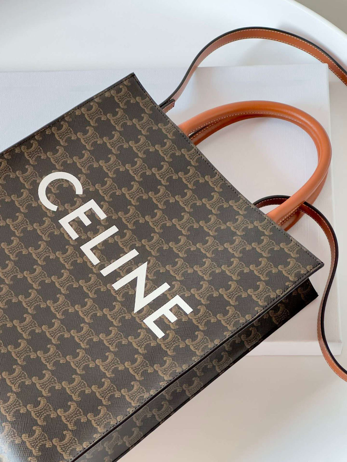 Celine Tote Triomphe Canvas Super Quality Handbag 28x32cm