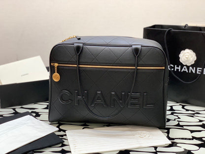 Chanel Shopping Bag Like Auth Handbags Woman’s Braille Pattern 30x45x15cm