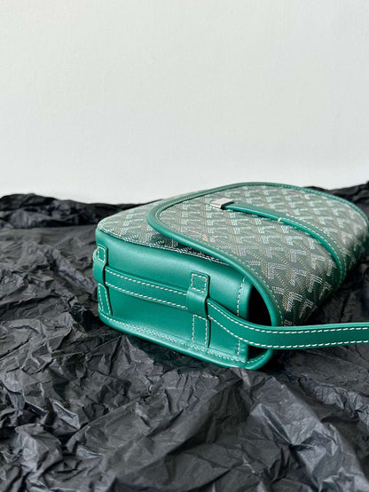 Goyard Super Green Handbag With Pattern 22x16x7cm