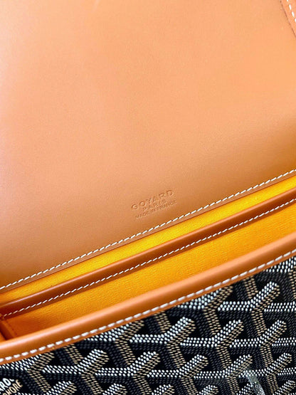 Goyard Super Premium Women’s Handbag Orange Leather Pattern 22x16x7cm