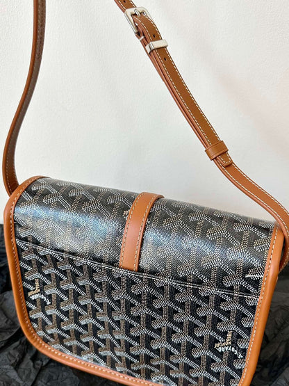 Goyard Super Premium Women’s Handbag Orange Leather Pattern 22x16x7cm