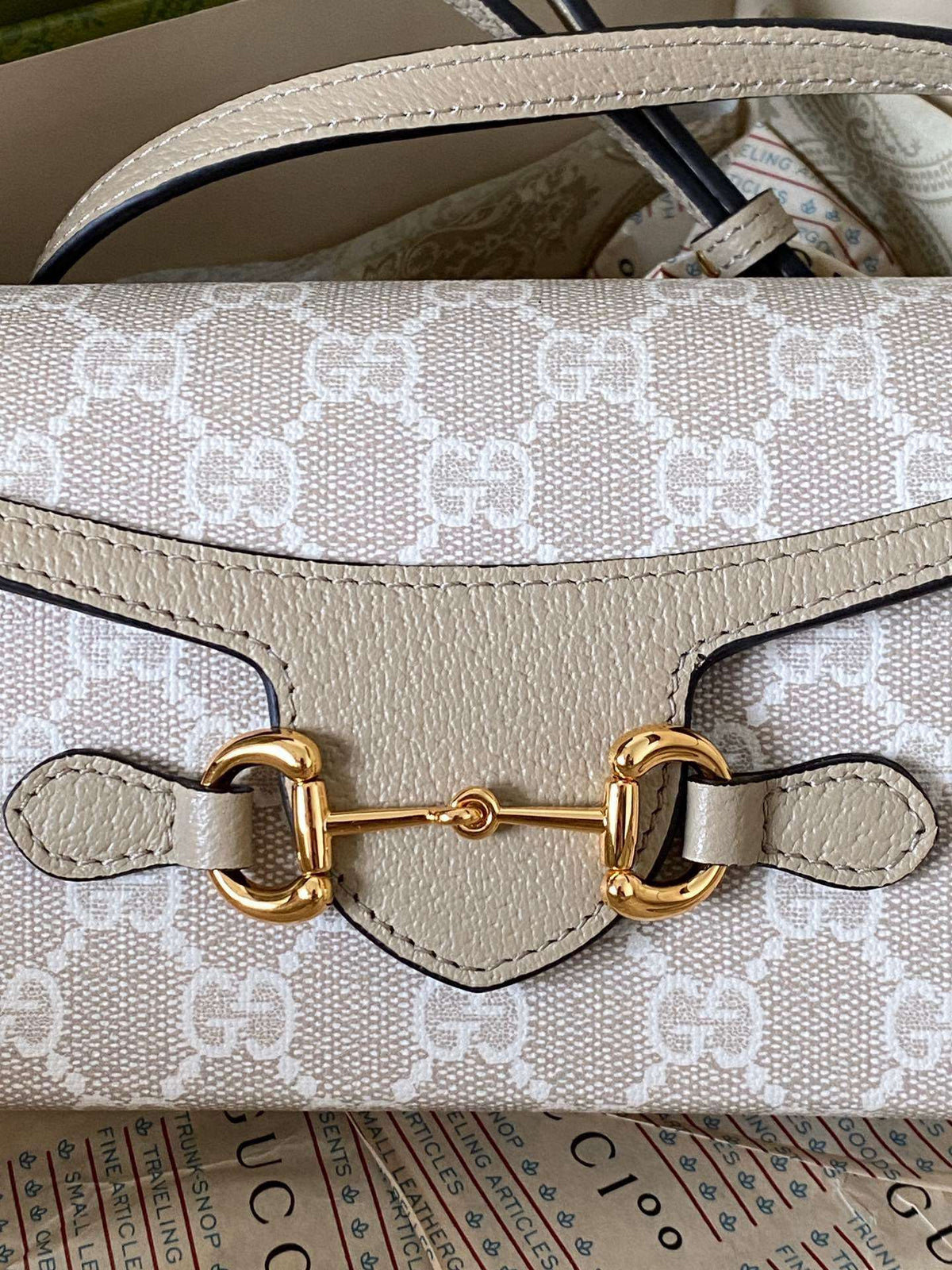 Gucci 1955 Mini Handbag with Monogram Pattern Rep 11 Luxury 18x12x5cm