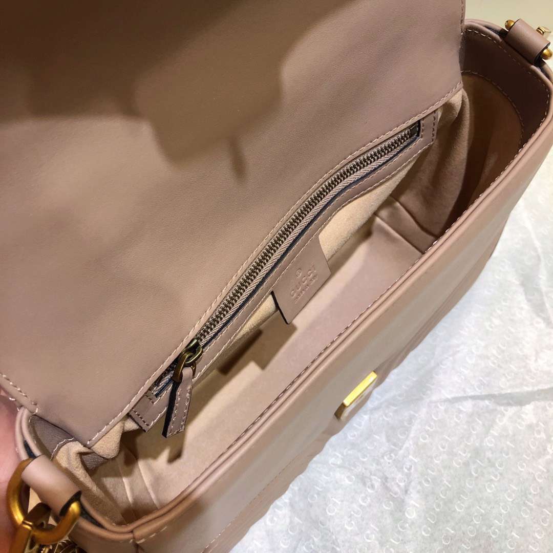 Gucci Marmont Top Handle Like Auth Women’s Handbag with Gold Buckle 27cm