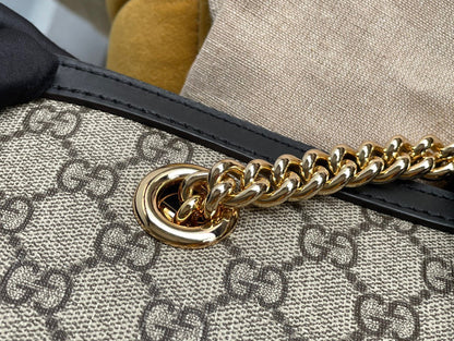 Gucci Padlock Handbag with Super Gucci Logo Pattern 35x23x14cm