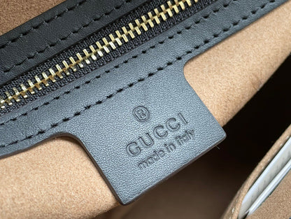 Gucci Padlock Handbag with Super Gucci Logo Pattern 35x23x14cm