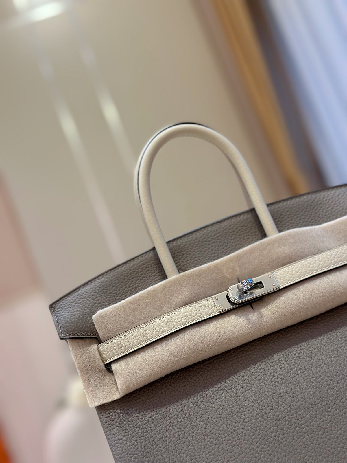 HN 25 Gray/Beige Customize Palladium Hardware