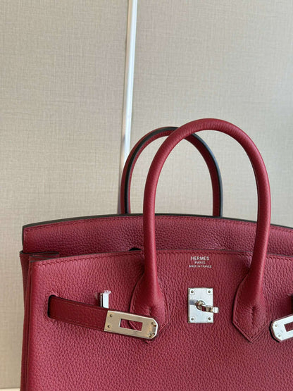 HN PHW Da Togo Handbags Dark Red 25cm