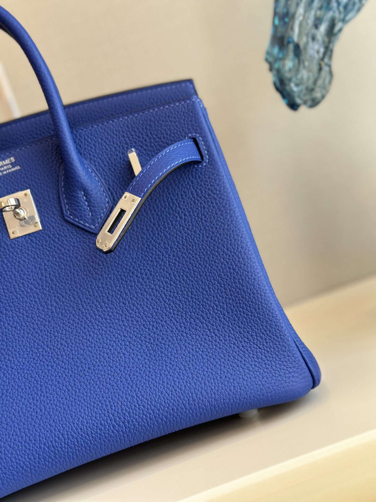 HN 30 Bleu Zelliege Epsom Palladium Hardware