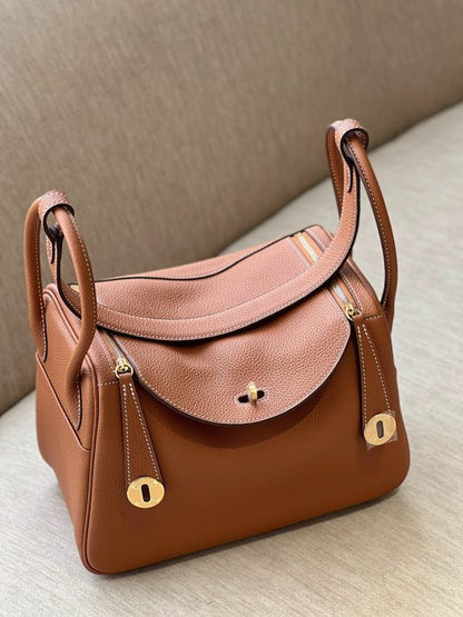 Lindy 26 Brown Gold Hardware