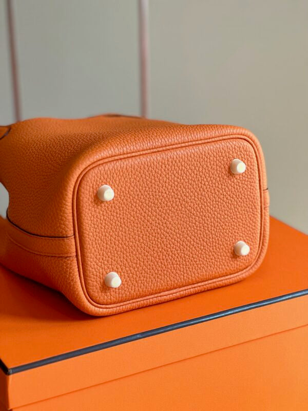 HN 18 Orange Togo Leather Gold Hardware