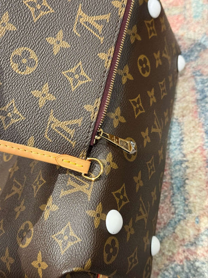 Louis Vuitton Handbags LV Carry All MM Monogram Brown Color 39x30x15cm