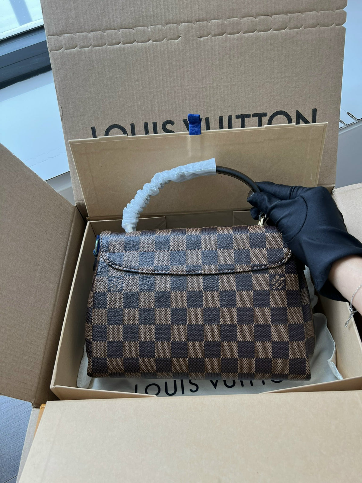 Louis Vuitton LV Croisette Like Auth Brown Handbags 25.5cm