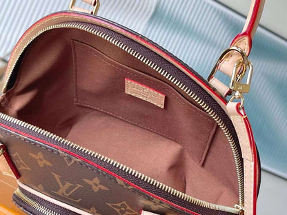 Louis Vuitton Ellipse BB Monogram Handle White Milk Handbags 28x21x8cm