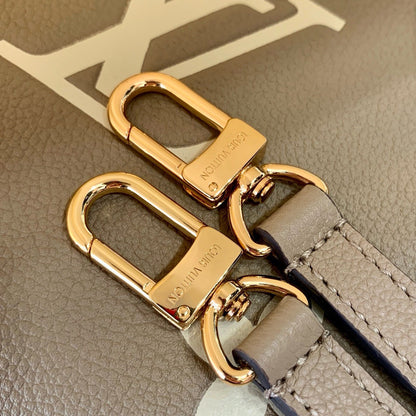 Louis Vuitton LV Onthego Woman’s Grey Cowhide Leather Handbags 25cm