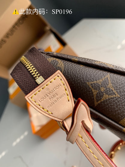 Louis Vuitton LV Pochette Monogram Woman’s Handbags 23.5×13.5cm