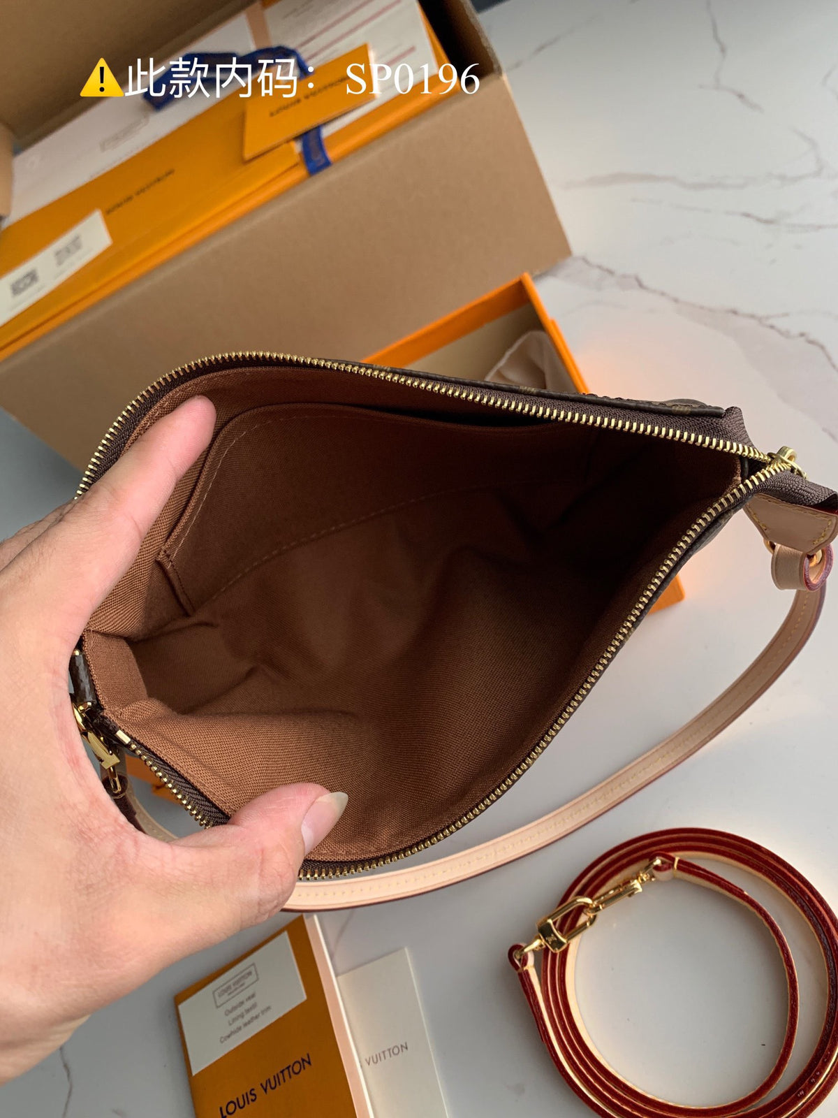Louis Vuitton LV Pochette Monogram Woman’s Handbags 23.5×13.5cm
