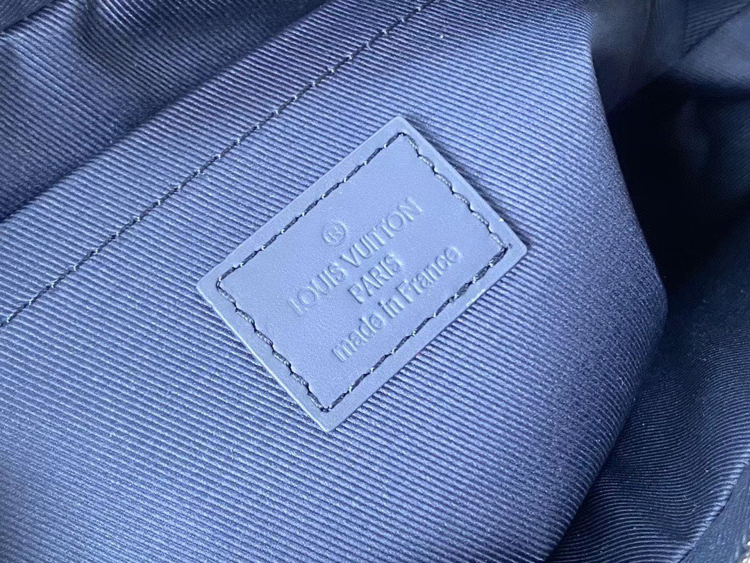 Louis Vuitton LV Fastline Men Handbags Blue 23.5x18x7cm
