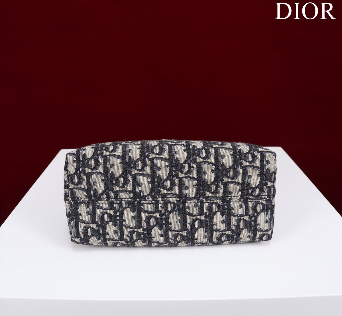 Dior Plaid Women’s Handbag, Glossy Leather, Replica 11 High Quality 20cm