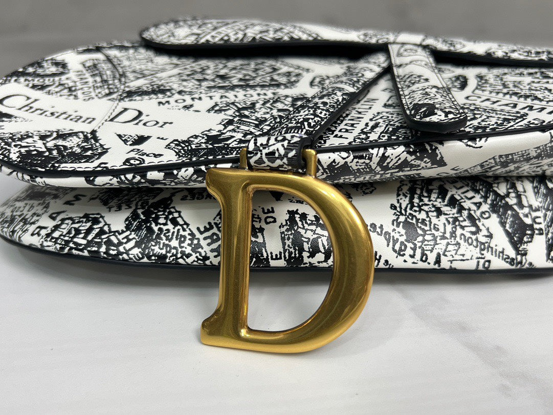 Dior 11 Handbags Saddle Bag Woman’s Lock Gold 25x20x6cm