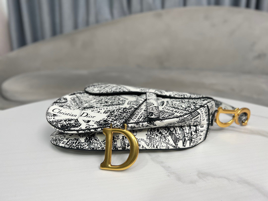 Dior 11 Handbags Saddle Bag Woman’s Lock Gold 25x20x6cm