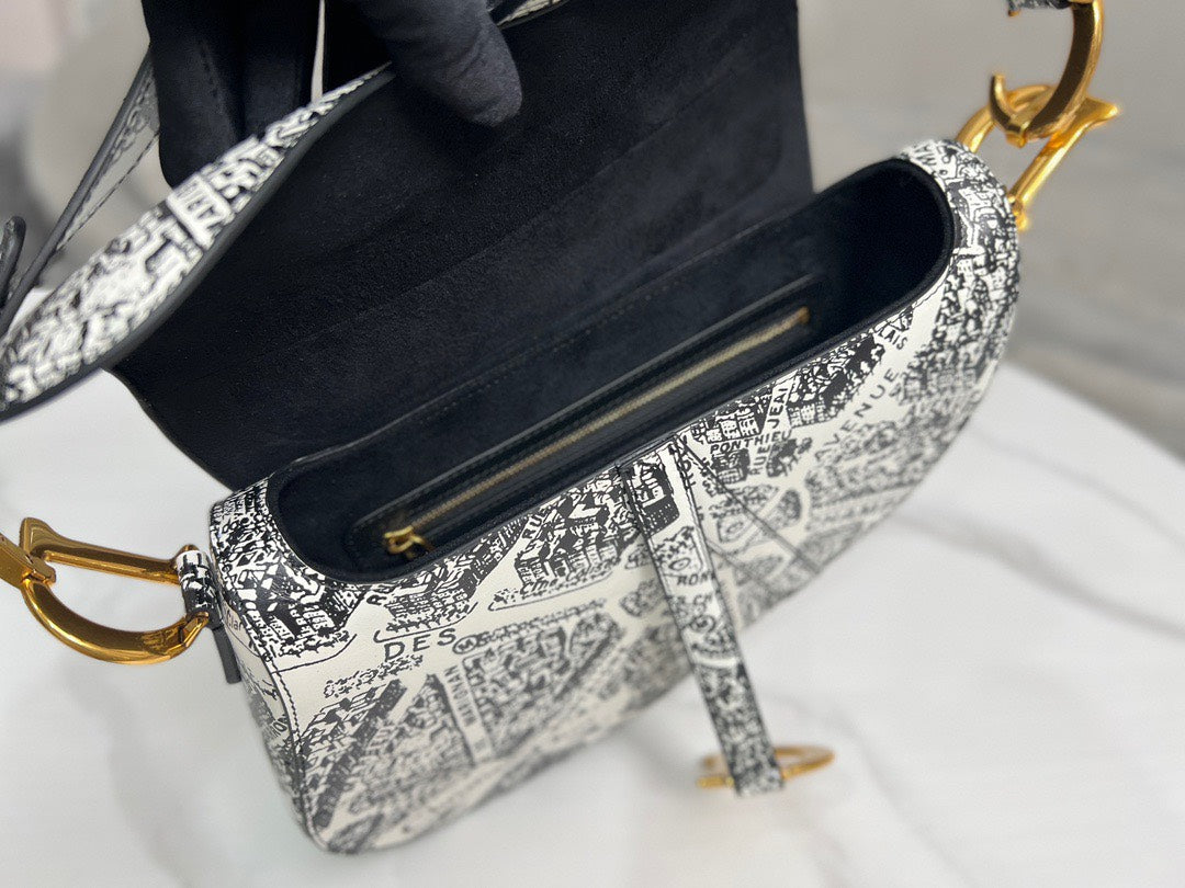 Dior 11 Handbags Saddle Bag Woman’s Lock Gold 25x20x6cm