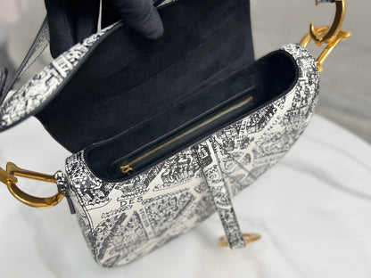 Dior 11 Handbags Saddle Bag Woman’s Lock Gold 25x20x6cm