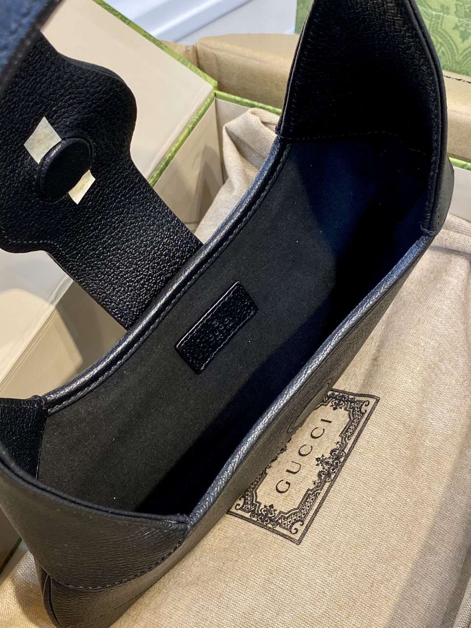 Gucci Like Auth Women’s Handbag Black 28cm