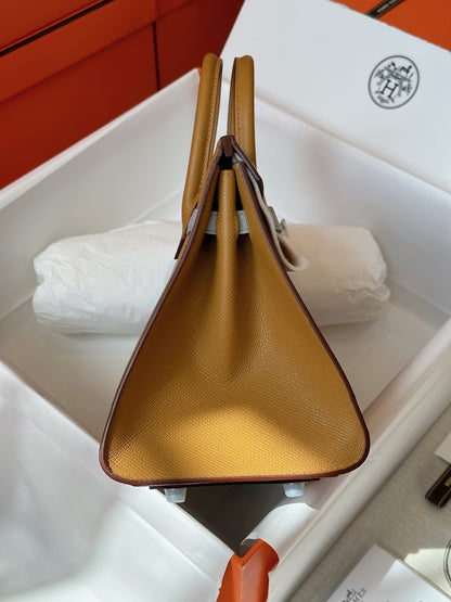 HN 25 Gray/Brown Epsom leather Palladium Hardware