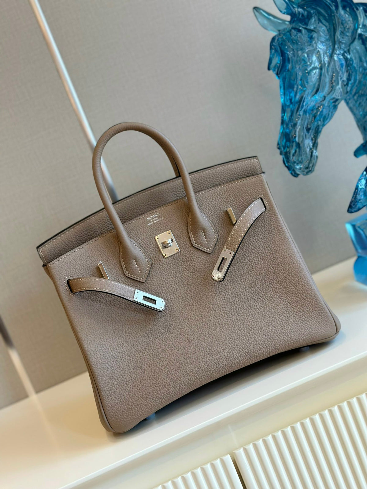 HN 25 Gris Tourterelle Togo Palladium Hardware
