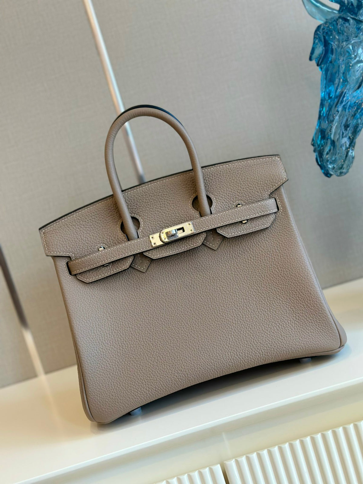 HN 25 Gris Tourterelle Togo Palladium Hardware