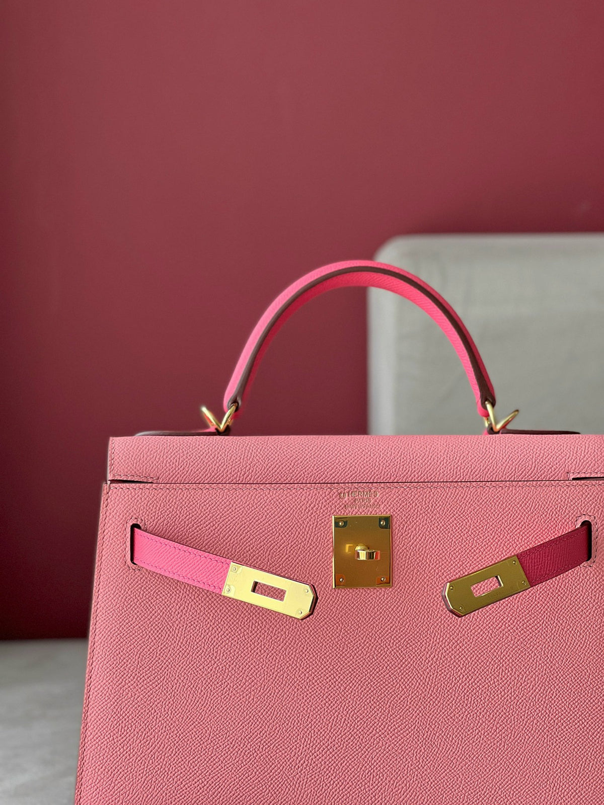 HN 28 Rose Pink/ Pink Gold Hardware