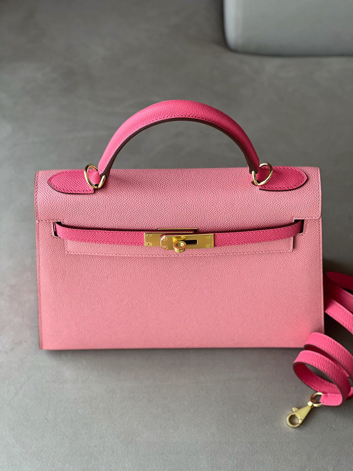 HN 28 Rose Pink/ Pink Gold Hardware