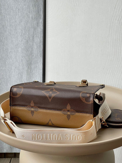 Louis Vuitton LV On The Go Like Auth Handbags LV Pattern 25x19x11.5cm