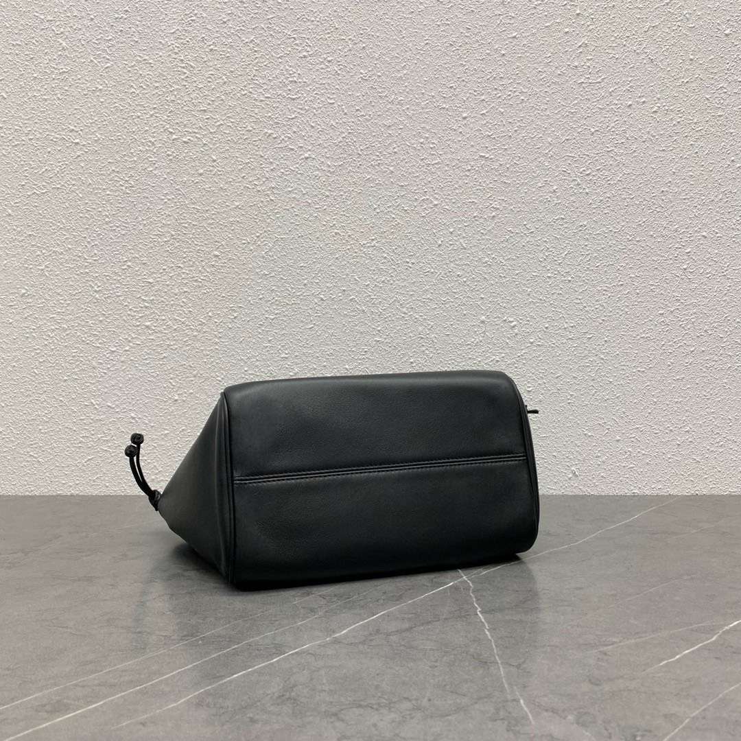 Celine Cabas Black Handbag Soft Leather 22x17x15cm