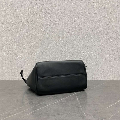 Celine Cabas Black Handbag Soft Leather 22x17x15cm