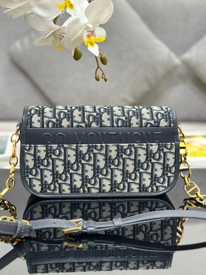 Dior 30 Montaigne Avenue Monogram Super Bag 22.5x12cm