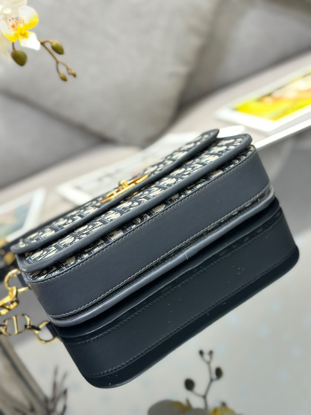 Dior 30 Montaigne Avenue Monogram Super Bag 22.5x12cm