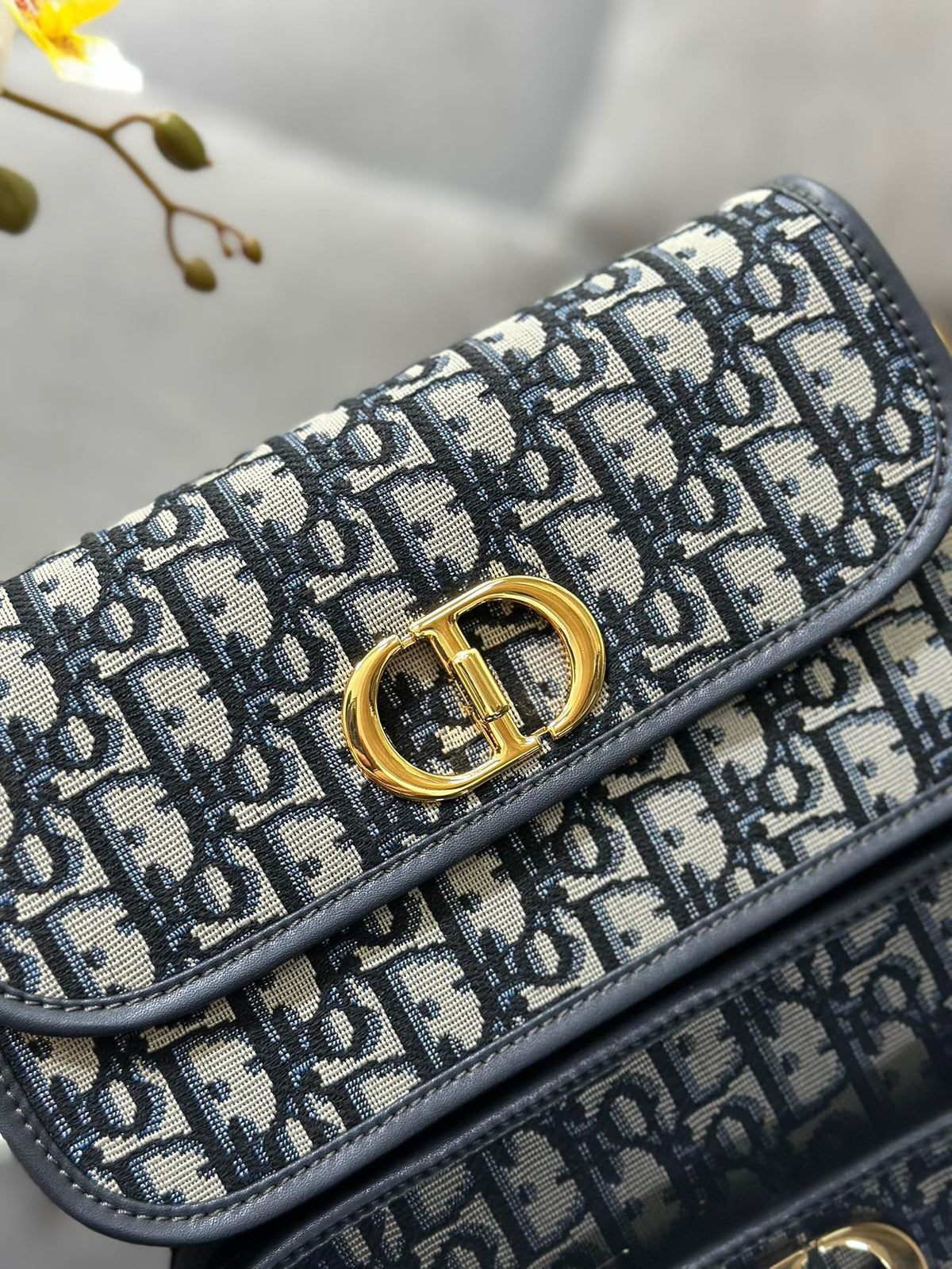 Dior 30 Montaigne Avenue Monogram Super Bag 22.5x12cm