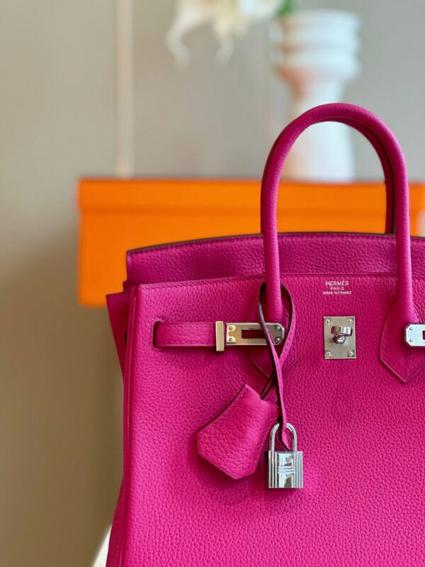 HN 25 Pink Togo leather Palladium Hardware